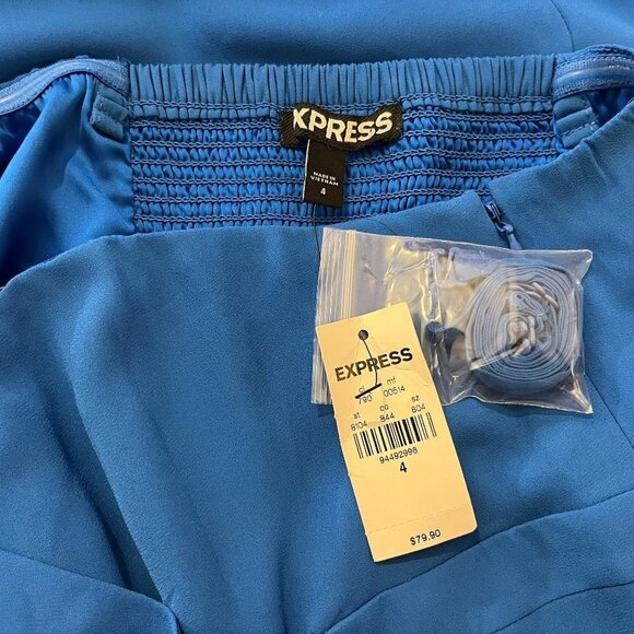 Express Women's Strapless Cocktail Dress - Size 4 - NWT $79.90 - Picture 2 of 5
